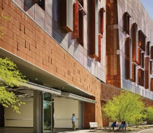 Exterior of ASU Biodesign C