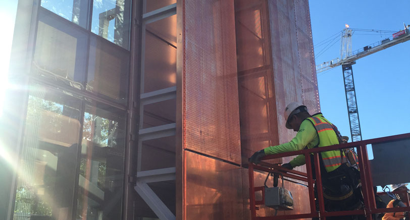 ongoing maintenance of copper panels
