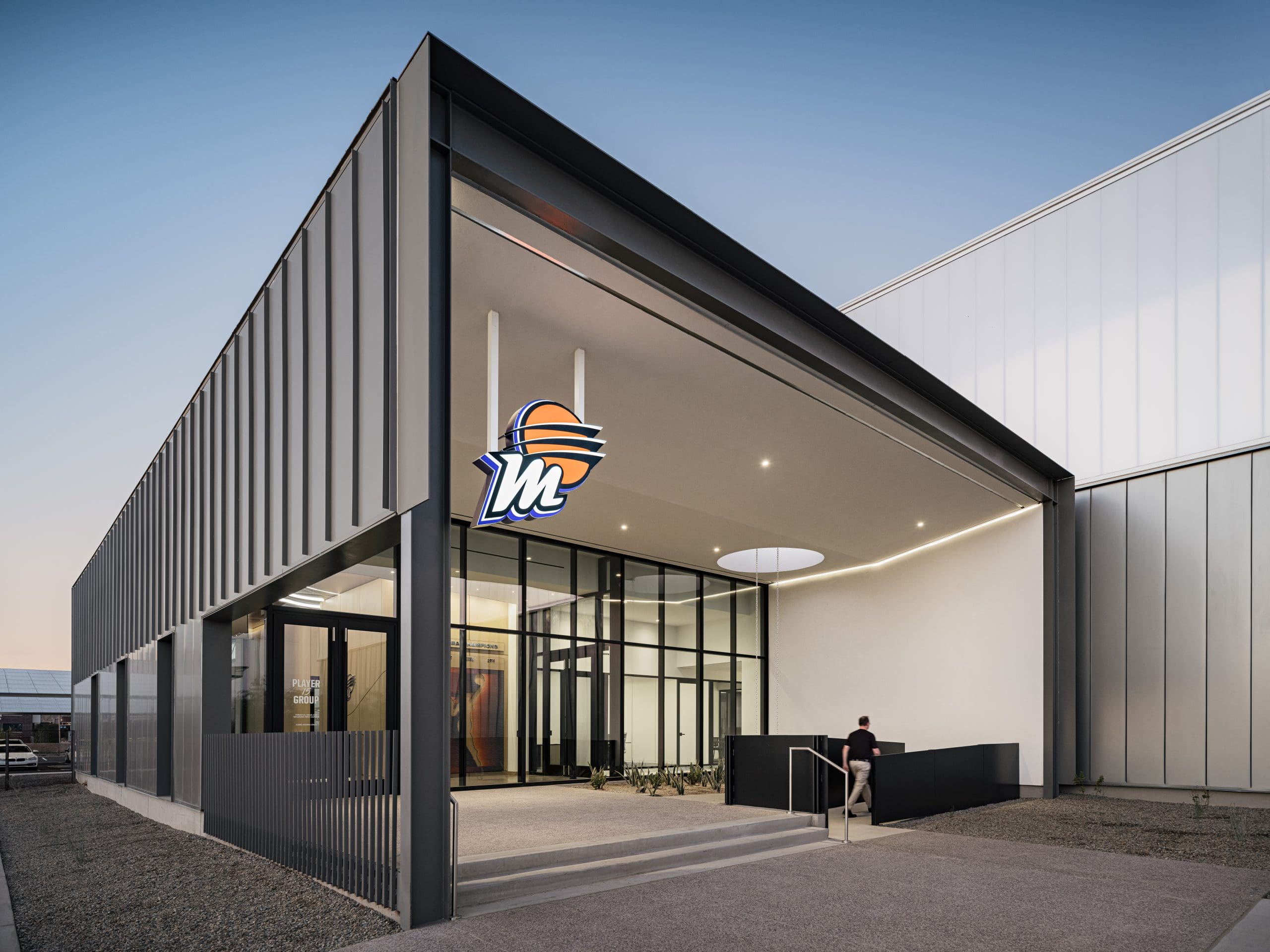 Phoenix Mercury Suns HQ exterior by Kovach